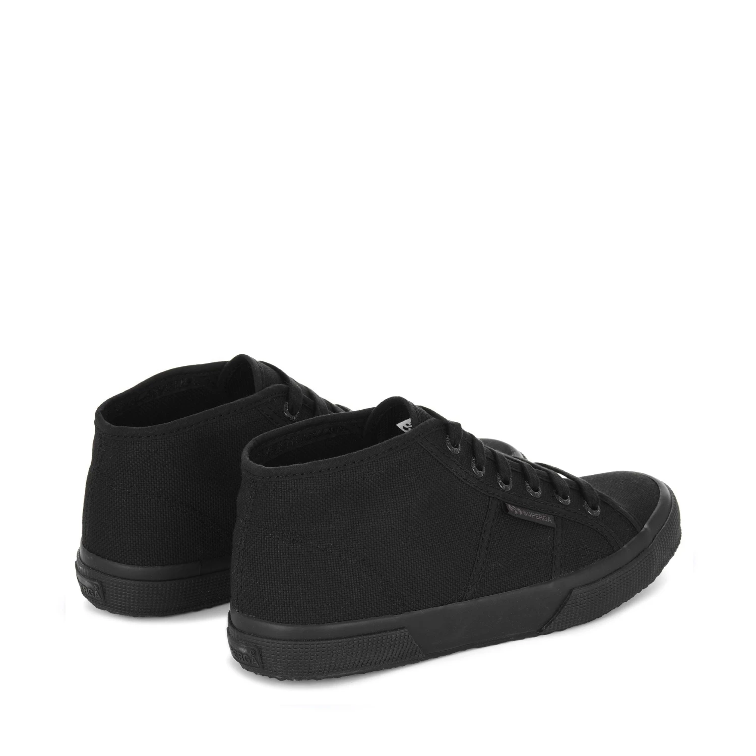 2754-COTU - Le Superga - Mid Cut - Unisex - TOTAL BLACK 5 2754-COTU - Le Superga - Mid Cut - Unisex - TOTAL BLACK - immagine 3
