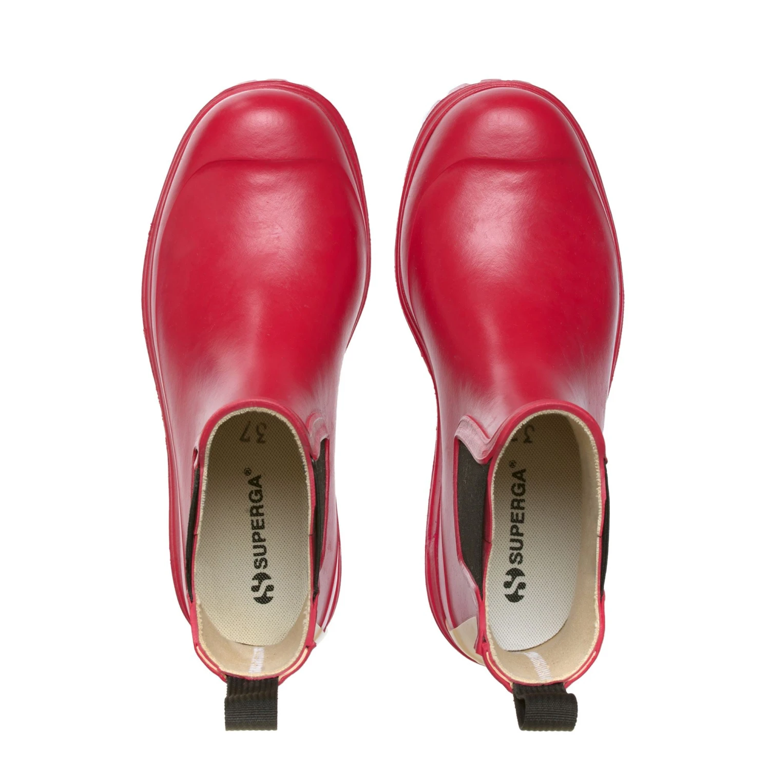 798 RUBBER BOOTS LETTERING - Rubber Boots - Mid Cut - Unisex - RED 6 798 RUBBER BOOTS LETTERING - Rubber Boots - Mid Cut - Unisex - RED - immagine 4