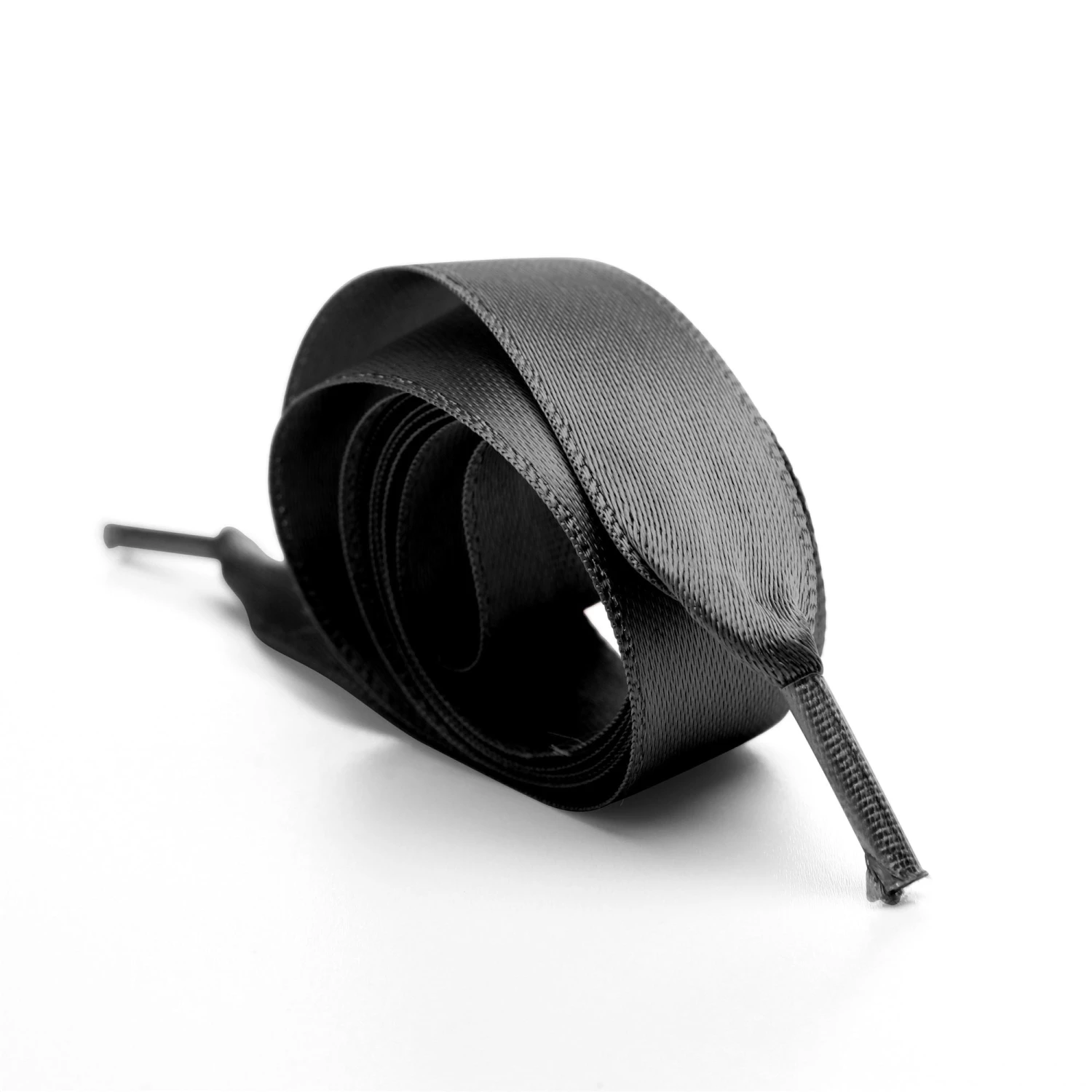 SATIN WIDE LACES - LACES - Laces - Woman - BLACK 3 SATIN WIDE LACES - LACES - Laces - Woman - BLACK