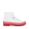 2341 ALPINA JELLYGUM COTU - Ankle Boots - Laced - Unisex - WHITE-PINK EXTASE -NAM Scarpe Negozio UBS1114XW A0E