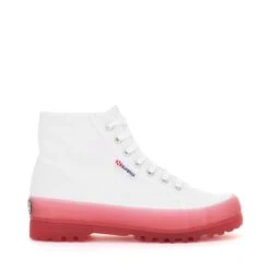 2341 ALPINA JELLYGUM COTU - Ankle Boots - Laced - Unisex - WHITE-PINK EXTASE