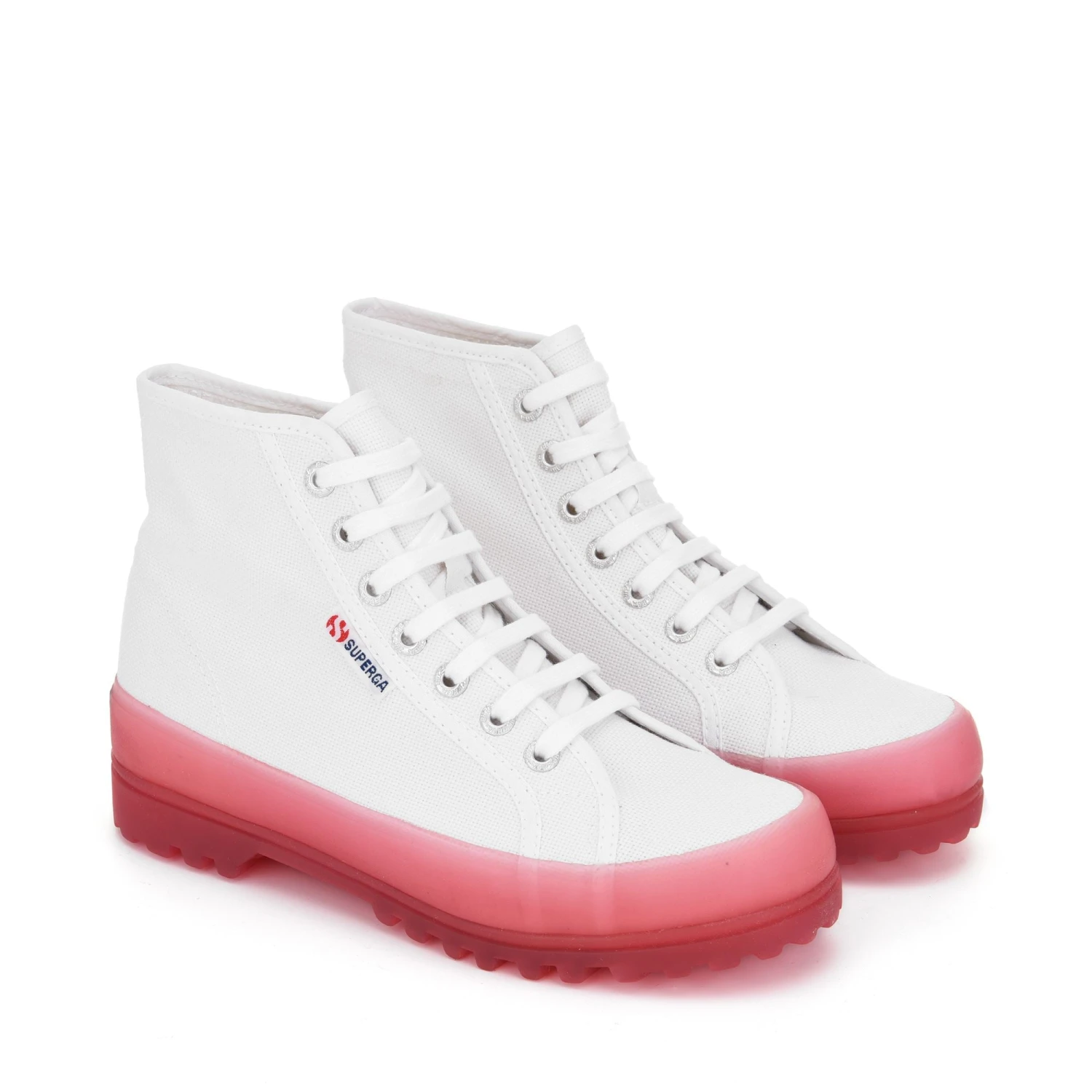 2341 ALPINA JELLYGUM COTU - Ankle Boots - Laced - Unisex - WHITE-PINK EXTASE 4 2341 ALPINA JELLYGUM COTU - Ankle Boots - Laced - Unisex - WHITE-PINK EXTASE - immagine 2