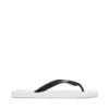 4121 FLIP FLOPS - Slippers - Flip-Flop - Man - WHITE-BLACK -NAM Scarpe Negozio UBS111FIW A01