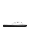 4121 FLIP FLOPS - Slippers - Flip-Flop - Woman - BLACK-WHITE -NAM Scarpe Negozio UBS111FJW A00