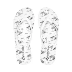 4121-FANRBRW - Slippers - Flip-Flop - Woman - WHITE-BLACK HAWAII -NAM Scarpe Negozio UBS111FLW A0I 89ea51ef 4cb9 4414 b32b 1777edb7b000