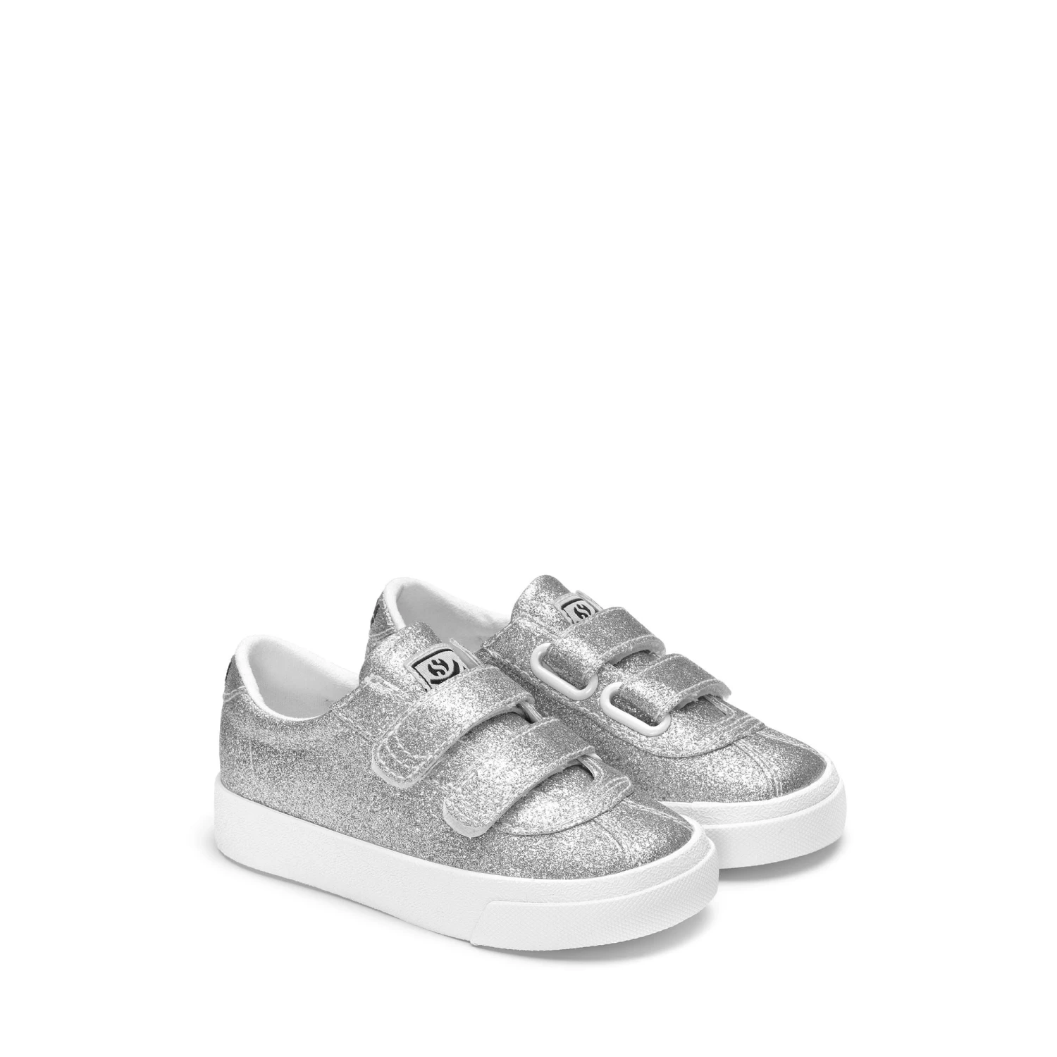 2843 KIDS CLUB S STRAPS GLITTER - Sneakers - Low Cut - Girl - GREY SILVER 4 2843 KIDS CLUB S STRAPS GLITTER - Sneakers - Low Cut - Girl - GREY SILVER - immagine 2
