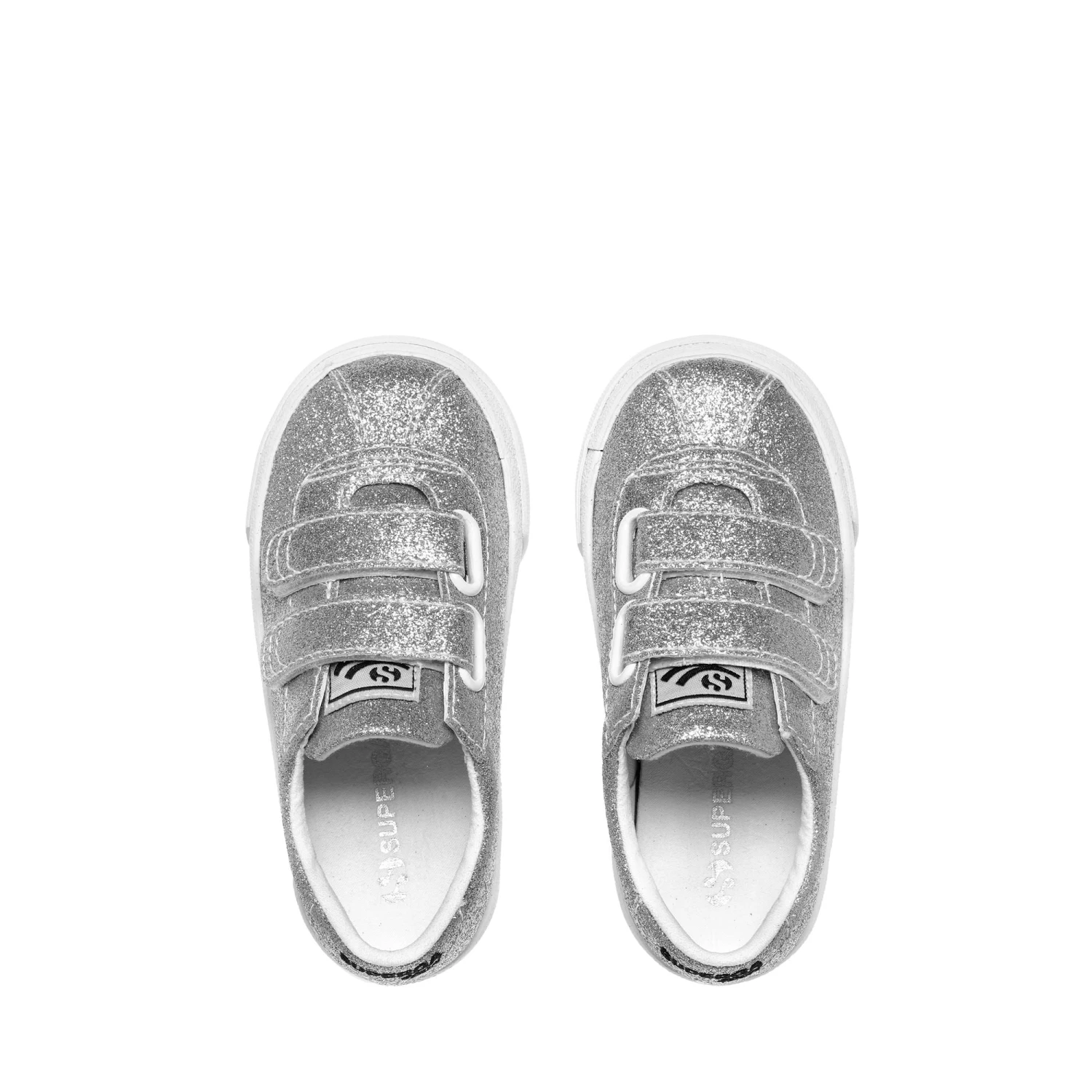 2843 KIDS CLUB S STRAPS GLITTER - Sneakers - Low Cut - Girl - GREY SILVER 6 2843 KIDS CLUB S STRAPS GLITTER - Sneakers - Low Cut - Girl - GREY SILVER - immagine 4