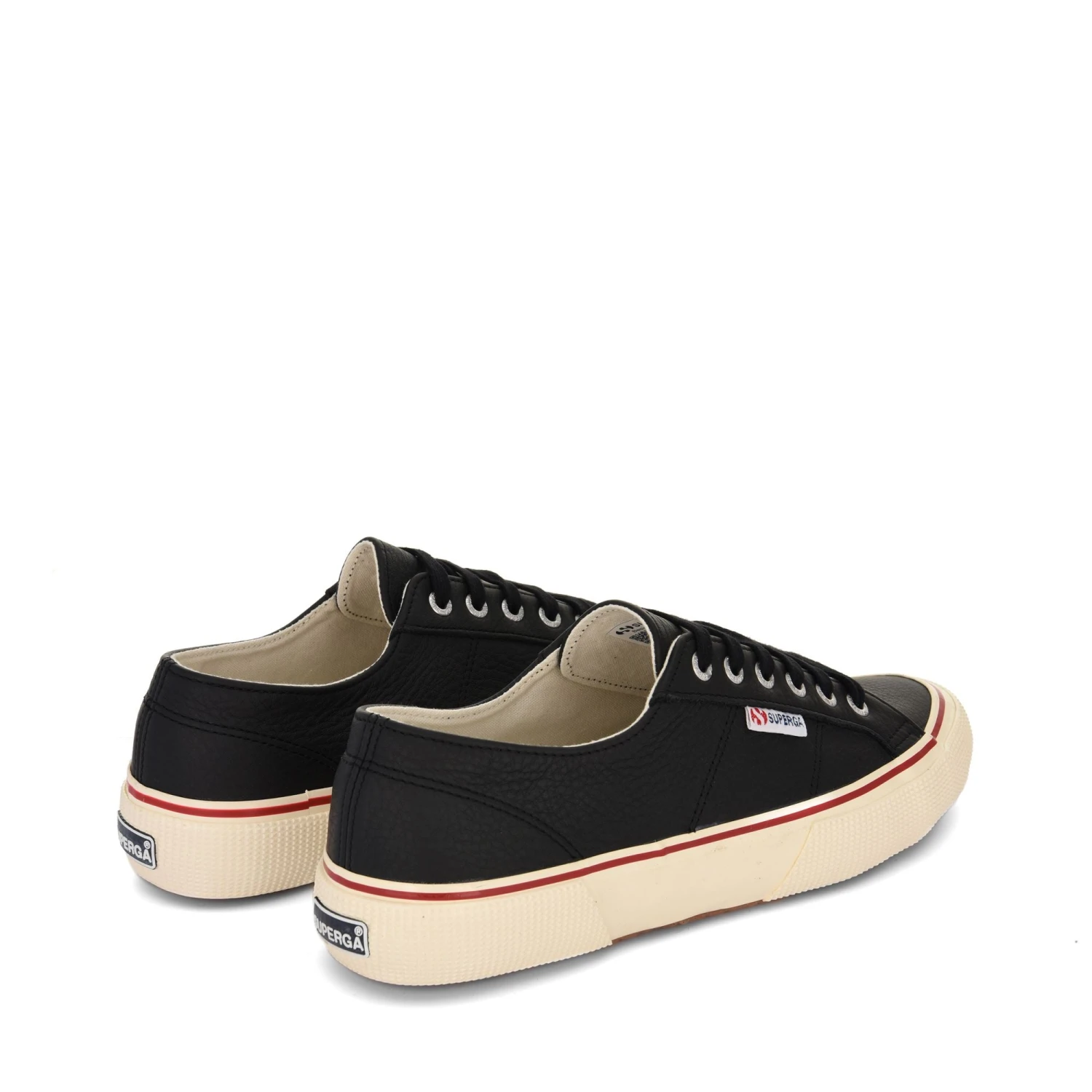 2490 BOLD SOFT TUMBLED LEATHER - Le Superga - Sneaker - Unisex - BLACK 5 2490 BOLD SOFT TUMBLED LEATHER - Le Superga - Sneaker - Unisex - BLACK - immagine 3