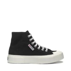 2696 STRIPE - Sneakers - Mid Cut - Woman - BLACK BRISTOL-FAVORIO