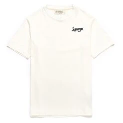 SUPERGA LOGOTIPO 30S - T-ShirtsTop - T-Shirt - Unisex - OFF WHITE-NAVY