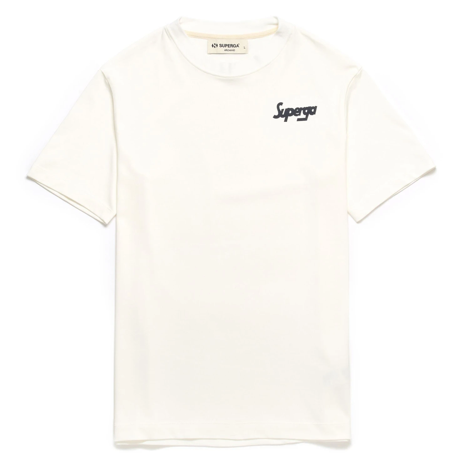 SUPERGA LOGOTIPO 30S - T-ShirtsTop - T-Shirt - Unisex - OFF WHITE-NAVY 3 SUPERGA LOGOTIPO 30S - T-ShirtsTop - T-Shirt - Unisex - OFF WHITE-NAVY