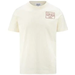 T-SHIRT SUPERGA ARCHIVIO HISTORY LOGO - T-ShirtsTop - T-Shirt - Unisex - BEIGE RAW-PICANTE