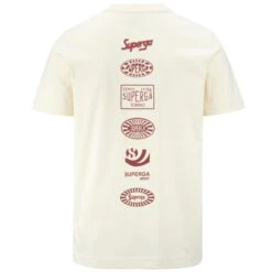 T-SHIRT SUPERGA ARCHIVIO HISTORY LOGO - T-ShirtsTop - T-Shirt - Unisex - BEIGE RAW-PICANTE -NAM Scarpe Negozio UBS2125XW A04 2fe28904 7885 41b3 912a 07344211e0bc
