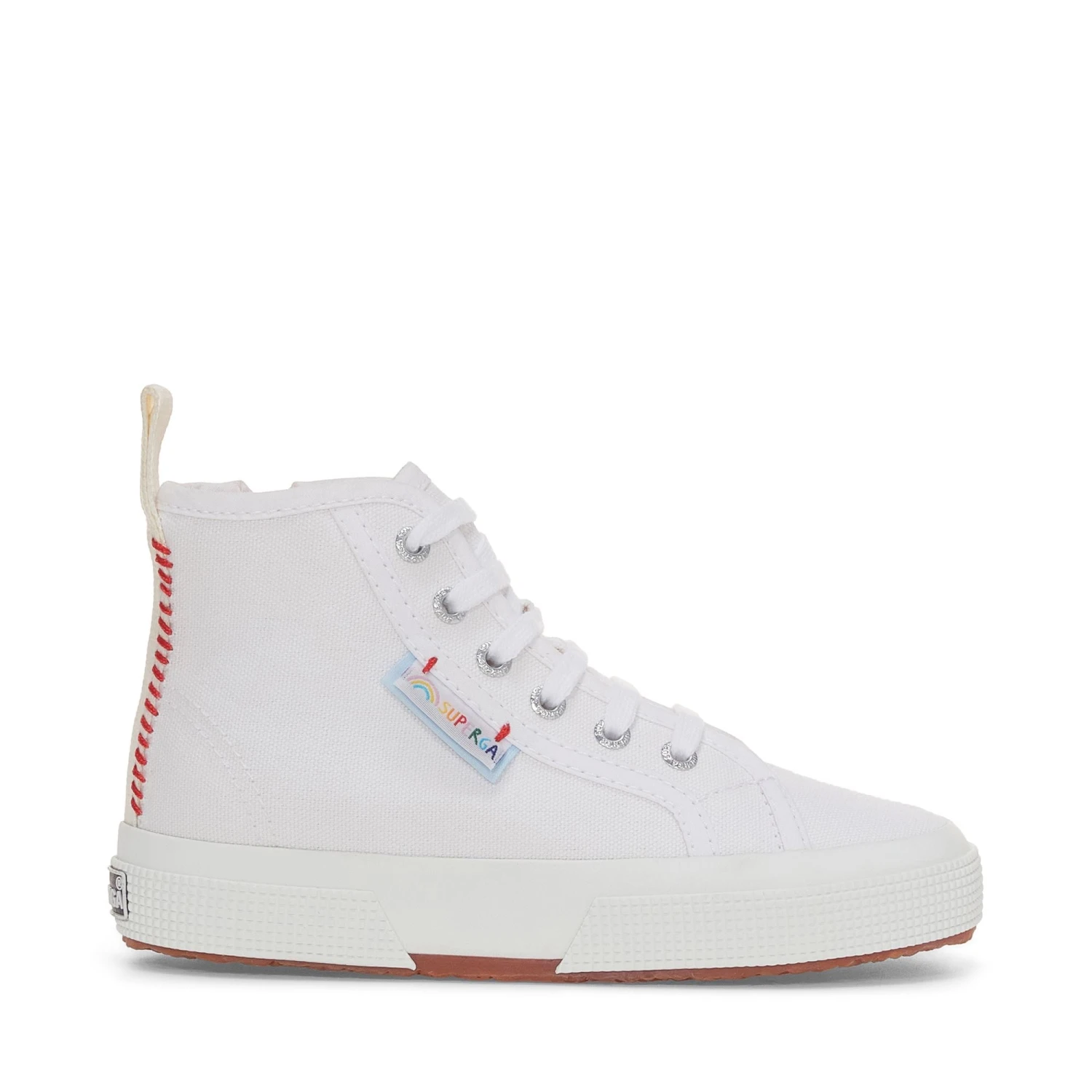 2709 KIDS FUNNY LABEL - Le Superga - Sneaker - Girl - WHITE-MULTICOLOR LABEL RAINBOW 3 2709 KIDS FUNNY LABEL - Le Superga - Sneaker - Girl - WHITE-MULTICOLOR LABEL RAINBOW
