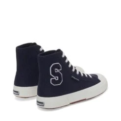 2295 COTTON TERRY PATCH - Le Superga - Mid Cut - Unisex - NAVY-WHITE AVORIO-F AVORIO -NAM Scarpe Negozio UBS21321W AAJ 92c6e08a bfd7 42e4 ba6c e0f03e8cc0a4
