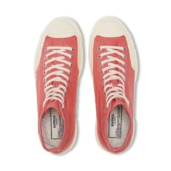 2433 WORKS HIGH CUT DENIM YARN DYED - Le Superga - Mid Cut - Unisex - RED-OFF WHITE -NAM Scarpe Negozio UBS2133KW A2K 85aa46e6 f489 406c bd37 5999625dd0d7
