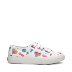 2750 BARBIE MOVIE PRINT - Le Superga - Low Cut - Woman - WHITE-SUMMER PRINT