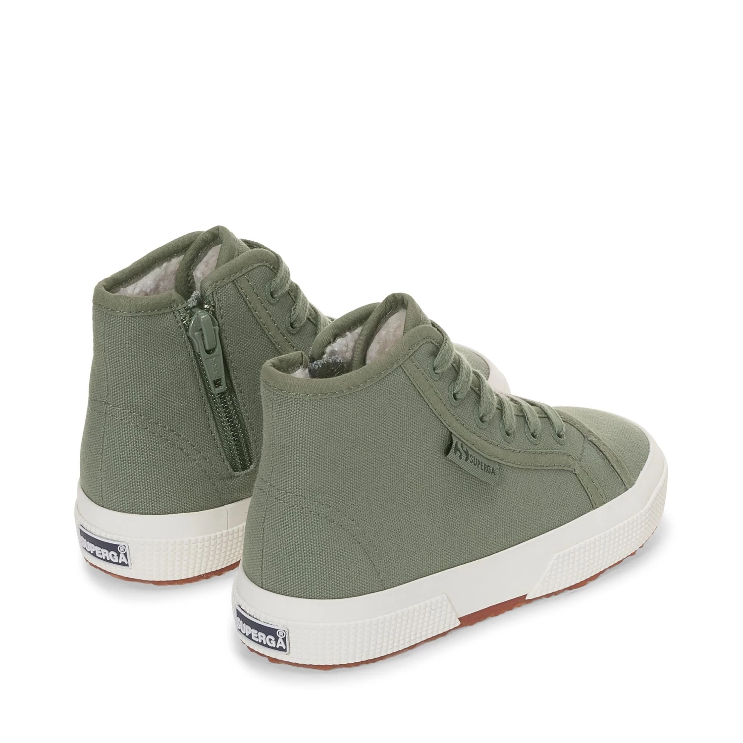 2709 KIDS WATERPROOF COTTON - Le Superga - Sneaker - Kid Unisex - GREY GREENISH-FAVORIO 5 2709 KIDS WATERPROOF COTTON - Le Superga - Sneaker - Kid Unisex - GREY GREENISH-FAVORIO - immagine 3