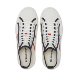 2750 MID COLORBLOCKING - Le Superga - Mid Cut - Unisex - WHITE AVORIO-BLUE NAVY-RED -NAM Scarpe Negozio UBS3133CW AEE 5e70a7b1 c7bc 44ec a3a5 9988e6bdd962