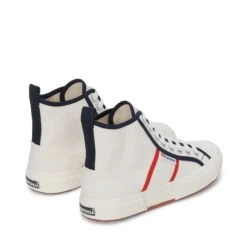 2750 MID COLORBLOCKING - Le Superga - Mid Cut - Unisex - WHITE AVORIO-BLUE NAVY-RED -NAM Scarpe Negozio UBS3133CW AEE 7fce1a44 1411 45ab b753 a17c06820991