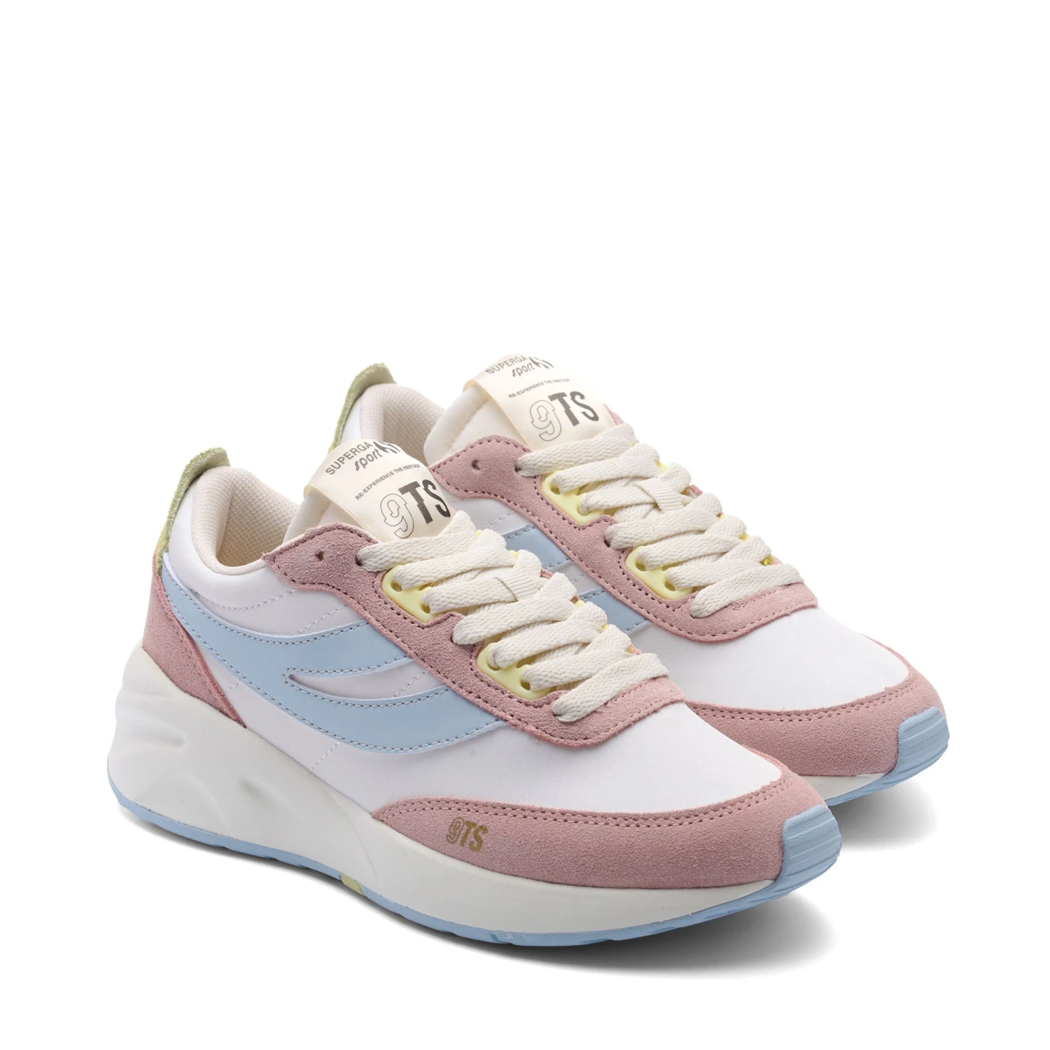 4089 TRAINING 9TS SLIM - Sneakers - Low Cut - Unisex - PINK ISH-GREY LILLA-SUNNY LIME-WHITE AVORIO 4 4089 TRAINING 9TS SLIM - Sneakers - Low Cut - Unisex - PINK ISH-GREY LILLA-SUNNY LIME-WHITE AVORIO - immagine 2