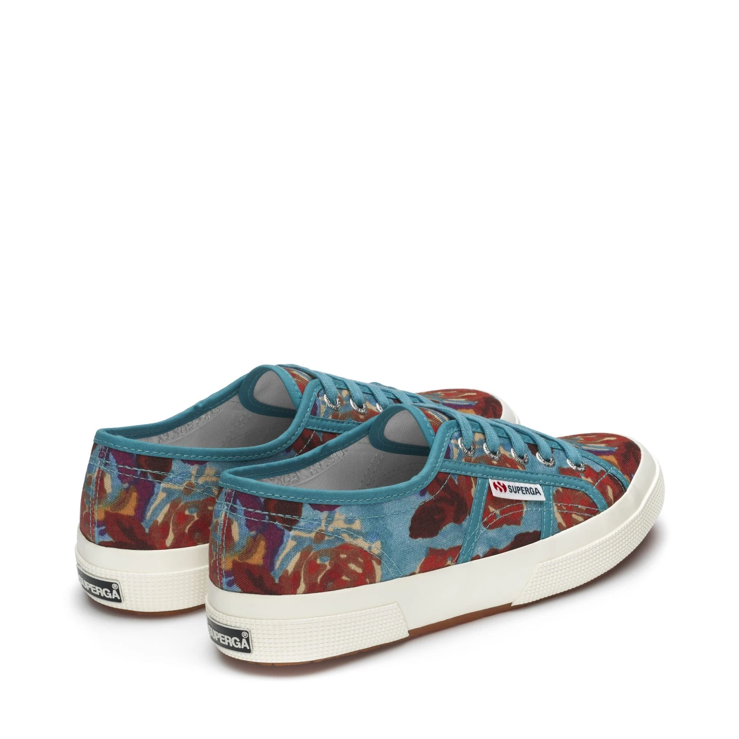 2750 NIZAM ACQUAMARINA - Le Superga - Sneaker - Woman - ACQUAMARINA FLOWERS 5 2750 NIZAM ACQUAMARINA - Le Superga - Sneaker - Woman - ACQUAMARINA FLOWERS - immagine 3