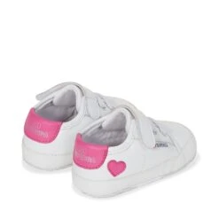 4006 BABY HEART SYNTHETIC MATERIAL - Sneakers - Low Cut - Girl - WHITE-NEON PINK -NAM Scarpe Negozio UBS3137TW A0O afea6c53 34ea 48b7 b8c0 80db51698e80