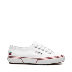 2750 CHERRY BACK - Le Superga - Low Cut - Unisex - WHITE-RED BERRY