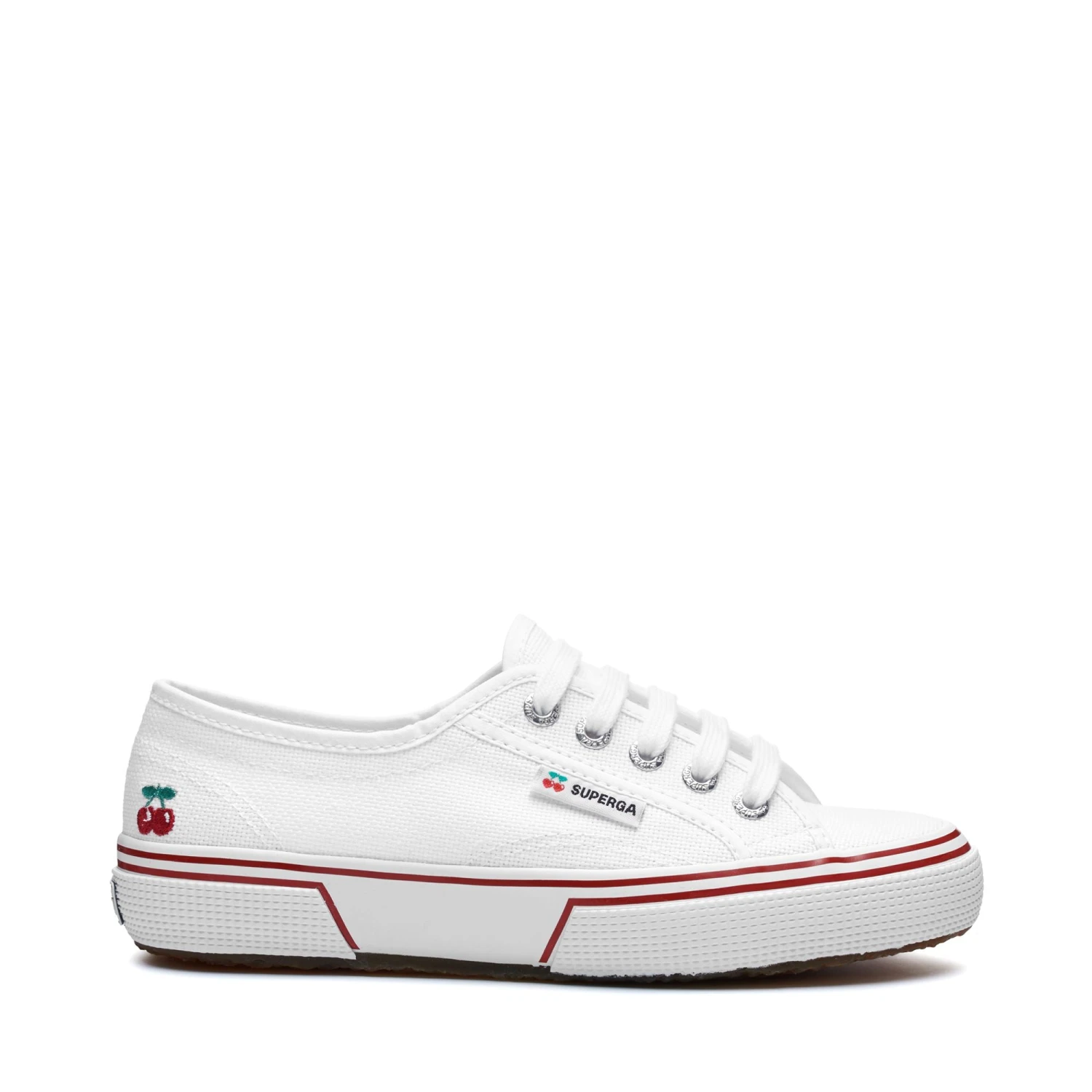 2750 CHERRY BACK - Le Superga - Low Cut - Unisex - WHITE-RED BERRY 3 2750 CHERRY BACK - Le Superga - Low Cut - Unisex - WHITE-RED BERRY