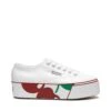 2790 CHERRY SOLE - Le Superga - Low Cut - Unisex - WHITE-RED BERRY -NAM Scarpe Negozio UBS3138BWPHAA03