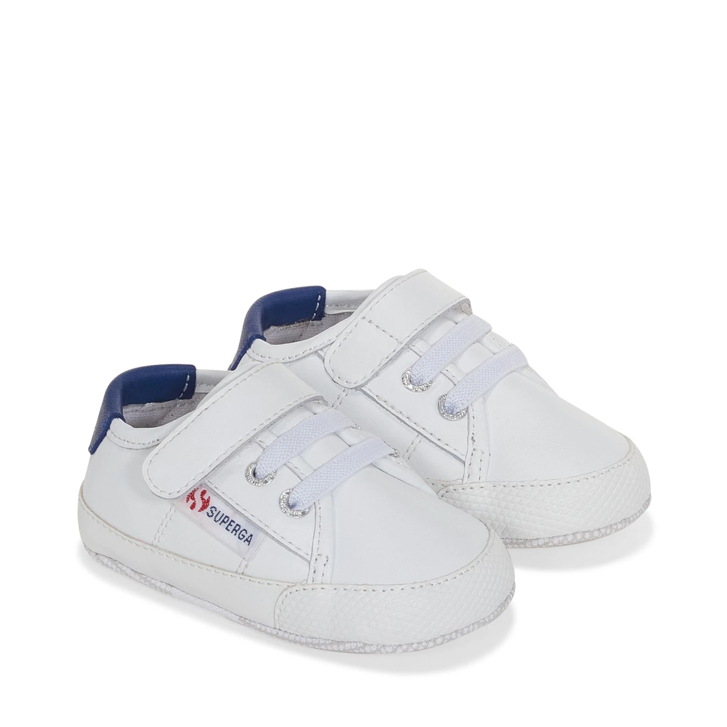 4006 BABY SYNTHETIC MATERIAL - Sneakers - Low Cut - Boy - WHITE-BLUE ROYAL 4 4006 BABY SYNTHETIC MATERIAL - Sneakers - Low Cut - Boy - WHITE-BLUE ROYAL - immagine 2