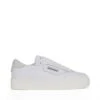 3854 COURT PLATFORM - Lady Shoes - Wedge - Woman - WHITE-FAVORIO -NAM Scarpe Negozio UBS4123TW AGB