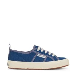 2750 REVERSE DENIM - Le Superga - Low Cut - Unisex - BLUE-VIOLET-OFF WHITE