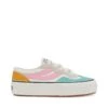 3041 REVOLLEY GROOVY COLORBLOCK PLATFORM - Sneakers - Wedge - Woman - WHITE AVORIO-GROOVY COLORS 2 3041 REVOLLEY GROOVY COLORBLOCK PLATFORM - Sneakers - Wedge - Woman - WHITE AVORIO-GROOVY COLORS -NAM Scarpe Negozio UBS41251W AEZ