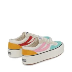 3041 REVOLLEY GROOVY COLORBLOCK PLATFORM - Sneakers - Wedge - Woman - WHITE AVORIO-GROOVY COLORS 9 3041 REVOLLEY GROOVY COLORBLOCK PLATFORM - Sneakers - Wedge - Woman - WHITE AVORIO-GROOVY COLORS -NAM Scarpe Negozio UBS41251W AEZ f88409c7 7467 4c85 a009 e56835d6d3e2