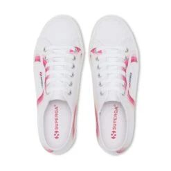 2790 ROUND STRIPES - Lady Shoes - Wedge - Woman - WHITE-SHADED PINK -NAM Scarpe Negozio UBS4128TW ATG 7db32663 196d 4935 aa5f 9085862b93ab