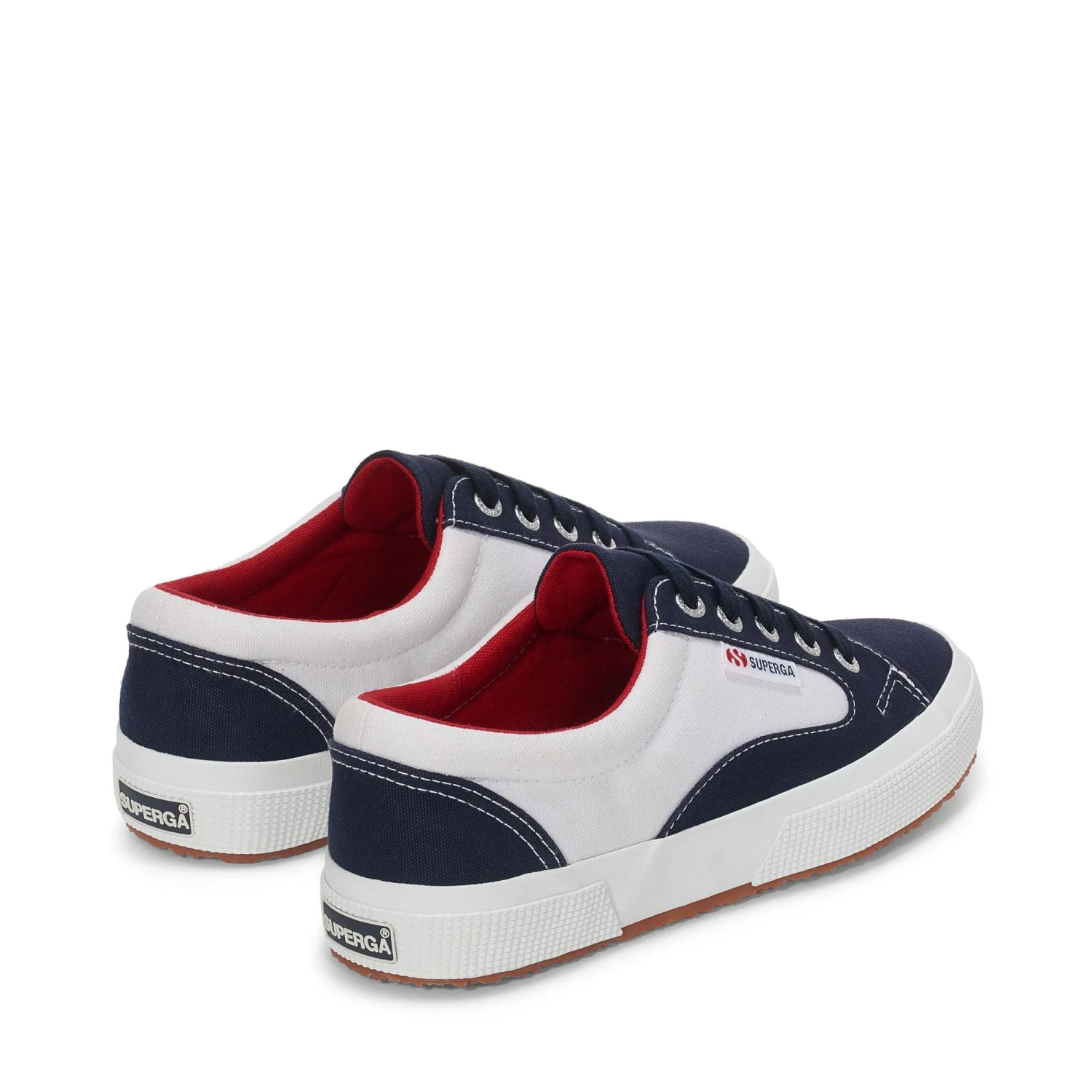 2750 BLOCKS - Sneakers - Low Cut - Unisex - WHITE-NAVY-RED 5 2750 BLOCKS - Sneakers - Low Cut - Unisex - WHITE-NAVY-RED - immagine 3