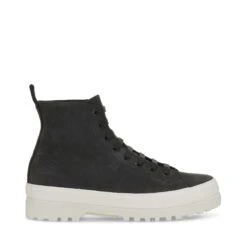 2644 NUBUCK LEATHER - Ankle Boots - Laced - Unisex - BLACK BRISTOL-FAVORIO