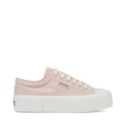 2631 STRIPE PLATFORM - Sneakers - Low Cut - Woman - PINK SKIN-F AVORIO