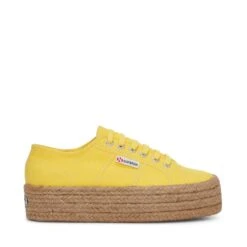 2790 ROPE - Lady Shoes - Wedge - Woman - YELLOW RADIANT