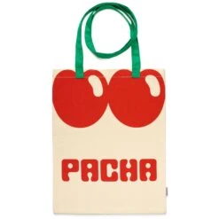 PACHA TOTE - Bags - TOTE BAG - Unisex - WHITE-RED BERRY
