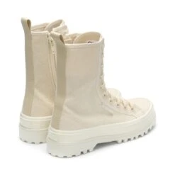 2641 ALPINA HIGH SHINY GUM - Ankle Boots - Laced - Woman - BEIGE RAW TOTAL-SHINY AVORIO -NAM Scarpe Negozio UBS6116DW AFP 01703ff4 dd7a 4f8e 8caf ce2e5dce8e4c