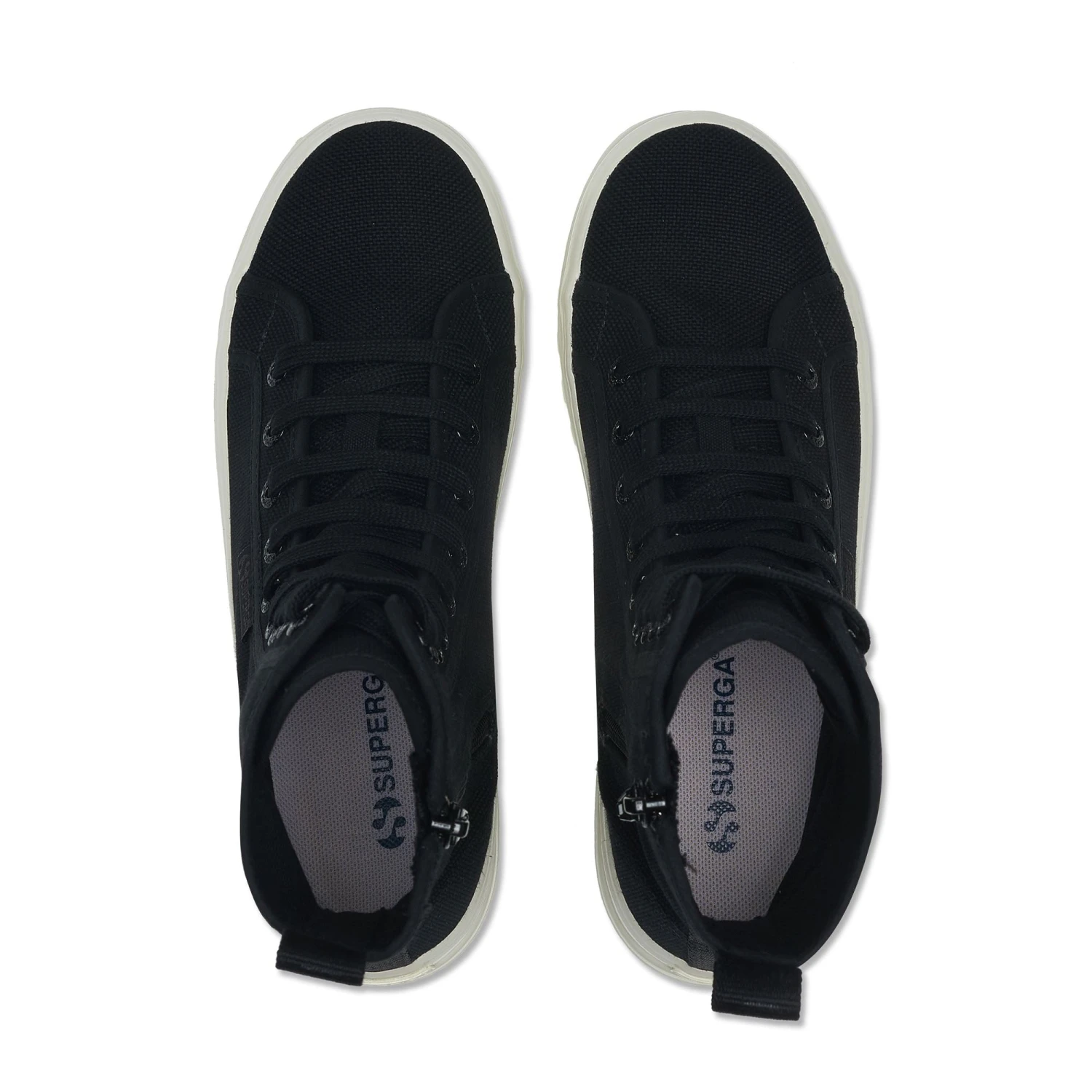 2641 ALPINA HIGH SHINY GUM - Ankle Boots - Laced - Woman - BLACK TOTAL-SHINY AVORIO 6 2641 ALPINA HIGH SHINY GUM - Ankle Boots - Laced - Woman - BLACK TOTAL-SHINY AVORIO - immagine 4