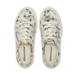 2750 SKETCHED FLOWERS - Le Superga - Low Cut - Woman - BEIGE NATURAL-NAVY FLOWERS -NAM Scarpe Negozio UBS6122NW AE7 4bc566a6 91ad 4a74 8441 60c17dd75cb9
