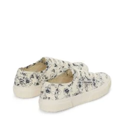 2750 SKETCHED FLOWERS - Le Superga - Low Cut - Woman - BEIGE NATURAL-NAVY FLOWERS -NAM Scarpe Negozio UBS6122NW AE7 bfbb60fd 1dd7 4003 b330 088ddca929ca