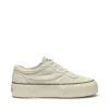 3041 REVOLLEY PLATFORM CORDUROY - Sneakers - Wedge - Woman - WHITE AVORIO-FOFF WHITE -NAM Scarpe Negozio UBS6124HW A03