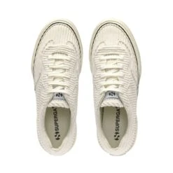 3041 REVOLLEY PLATFORM CORDUROY - Sneakers - Wedge - Woman - WHITE AVORIO-FOFF WHITE -NAM Scarpe Negozio UBS6124HW A03 66523ca8 34e0 40e1 b0c4 0146b8057e2a