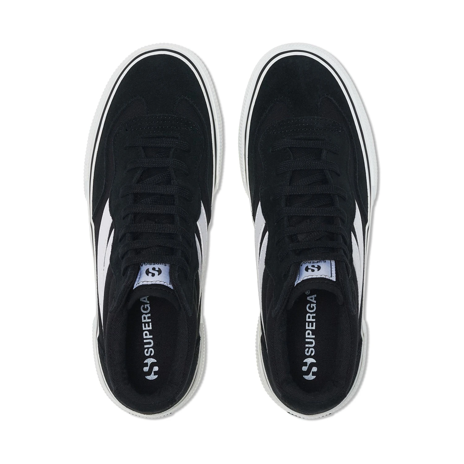 3141 REVOLLEY MID PLATFORM - Sneakers - Wedge - Woman - BLACK-WHITE 6 3141 REVOLLEY MID PLATFORM - Sneakers - Wedge - Woman - BLACK-WHITE - immagine 4