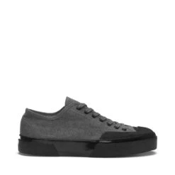 2432 SALT PEPPER - Sneakers - Low Cut - Man - GREY-BLACK