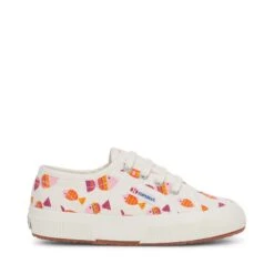 2750 KIDS CANDY FISH - Le Superga - Low Cut - Boy - WHITE AVORIO CANDY FISH